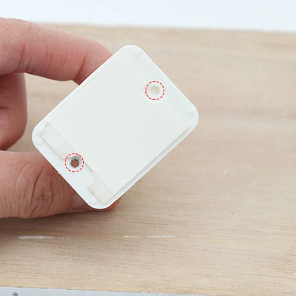 zaizai 3 Paia di Staffe per Aste per Tende Senza Trapano Supporto per Clip Fisso con Supporto Regolabile per Trapano Gancio per Appendiabiti per Cucina