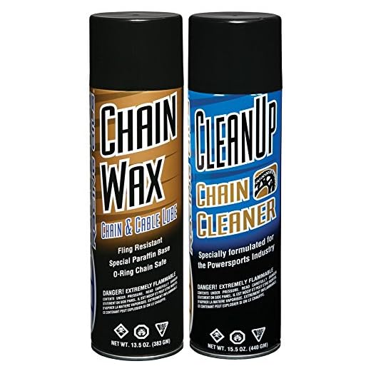 Maxima Racing Oils MA-BCC-WAX Chain Wax Basic Chain Care Aerosol Combo Kit, 29 fl. oz