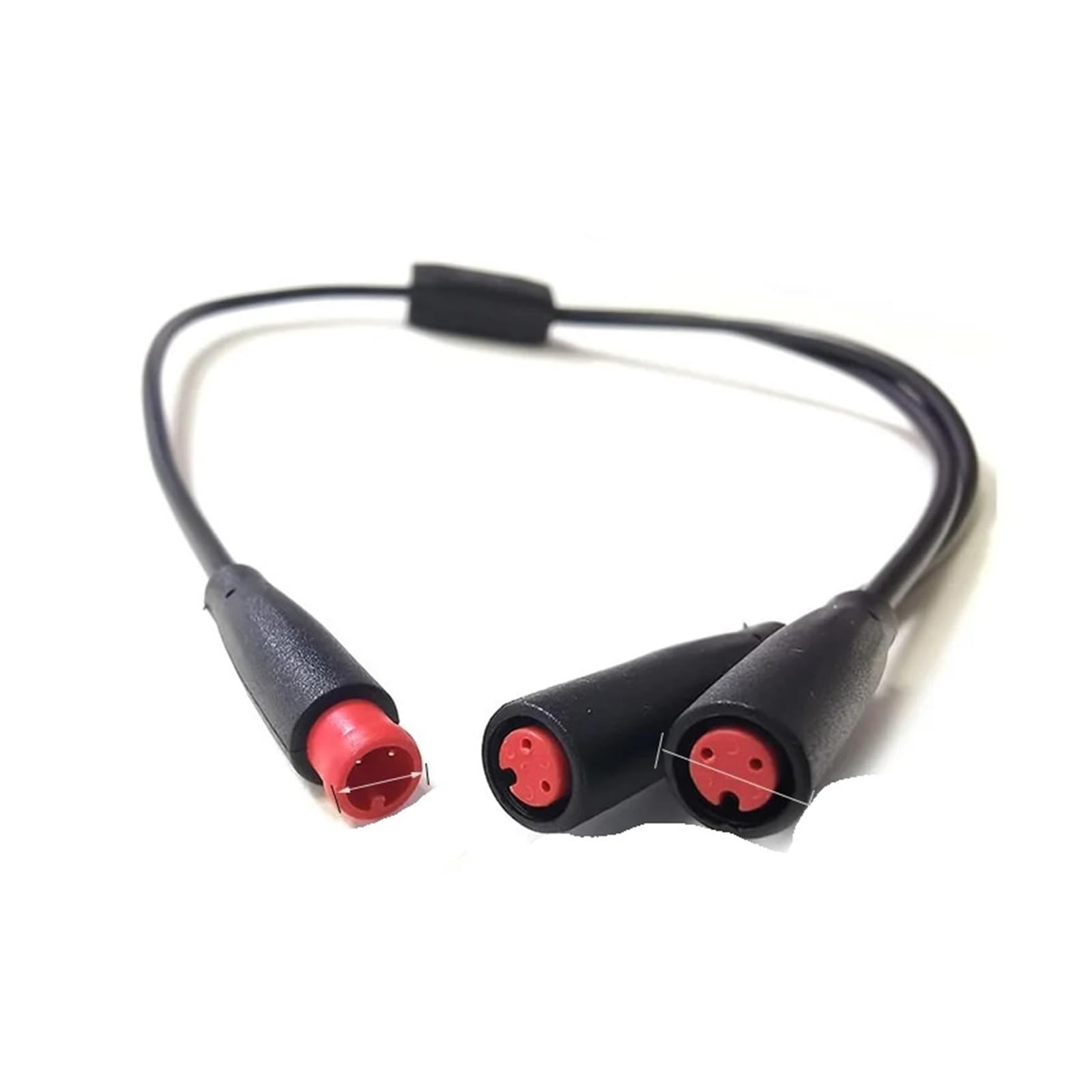 Connecteur de câble M6 2 broches mâle femelle 1m pour scooter