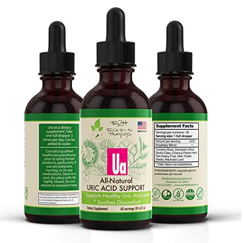 E2H Uric Acid Support Supplement - Tart Cherry and Devilâs Claw - Supports Uric Acid Health and Kidney Function Non-GMO - Vegan - 2 Fl Oz - Image 3
