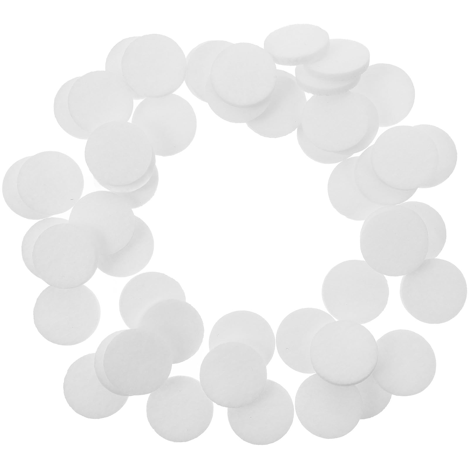 Aromatherapie Diffusorpads 50 Stück Baumwolle 0.87X0.87X0.12 Zoll Nachfüllung für Ätherische Öle Auto Medaillon Duftkissen für Aromatherapie Anhänger