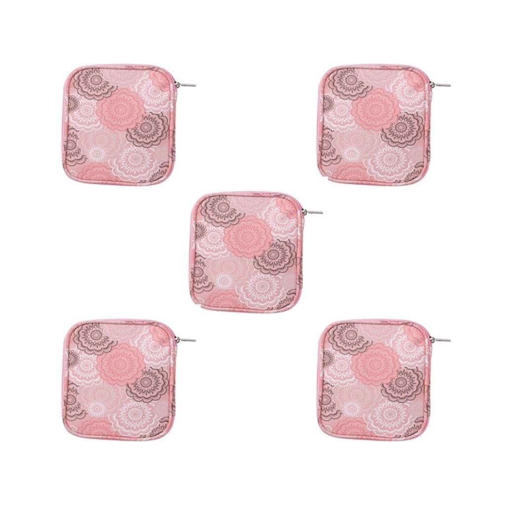 Juego de 5 agujas de tejer, bolsa de almacenamiento, accesorios de ganchillo, organizador de ganchillo, 18 x 14,5 cm