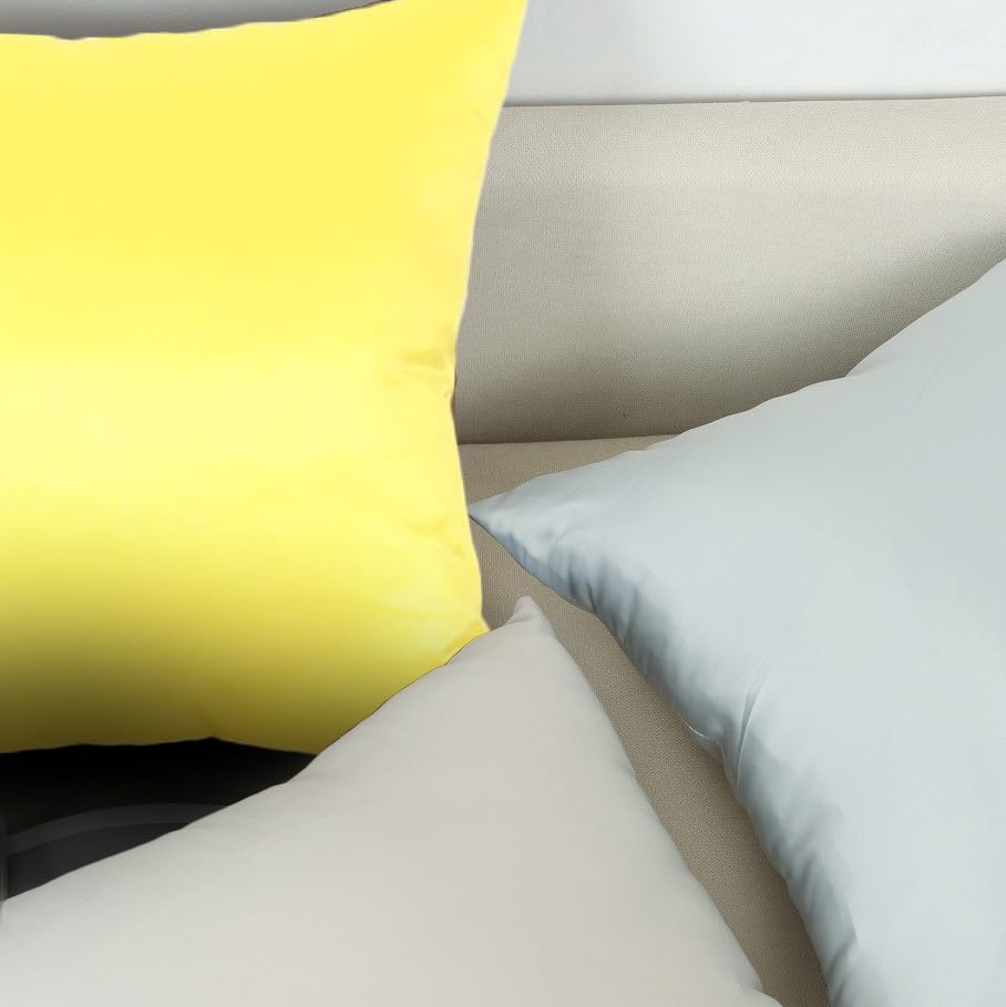 Amazon.co.jp: TREELY クッションカバー レモンイエロー 18x18インチ