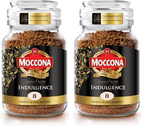 Image of Moccona Indulgence Instant Coffee 100g | Imported Coffee | Premium Arabica & Robusta Blend | Freeze-Dried | Bold & Strong Flavor (Pack of 2)