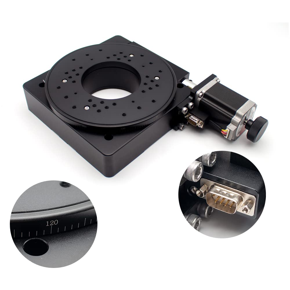 Precision Rotating Stage 200mm PX110-200 360 Degree Continuous ...