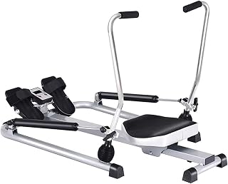 Rowing Machines Hydraulic Rowing Machine Home Use Super Silent Indoor Portable Rower Home Gym Foldable Rowing Machine with LCD Dis(Physical Exercise)