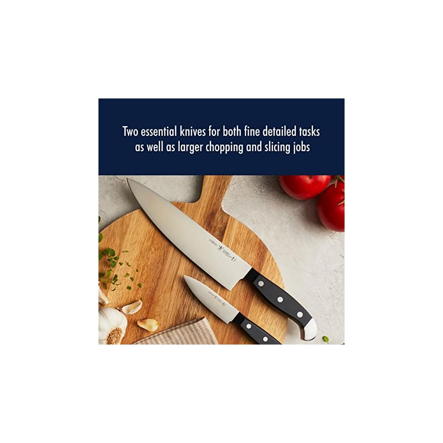 HENCKELS-Statement-Razor-Sharp-2-pc-Chefs-Knife-Set-German-Engineered-Informed-by-100-Years-of-Mastery HENCKELS Statement Razor-Sharp 2-pc Chef Knife Set, German Engineered Informed by 100+ Years of Mastery, Black/Stainless Steel