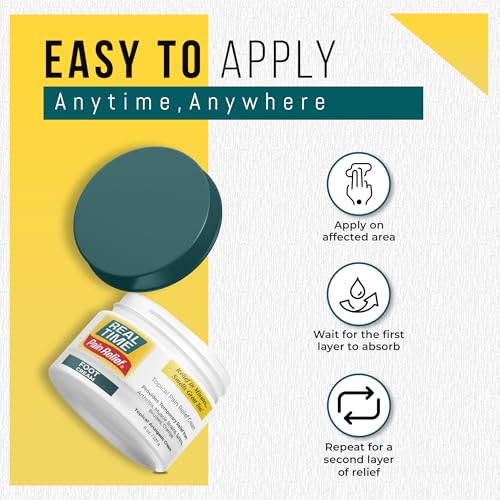 Real Time Pain Relief Foot Cream 8oz Jar | 15 Natural Ingredients: 1.5% Menthol, Tea Tree Oil, Vitamin E & Emu Oil | Advanced Neuropathy Relief & Soothing Lotion for Tired, Swollen, Sore & Aching Feet - Image 6