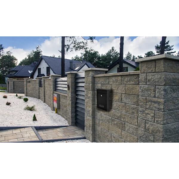 Brievenbus Wand Hangend - Maxozo Letry - Postbus Mailbox - Wandbrievenbus - Aluminium - Zwart - Afbeelding 7