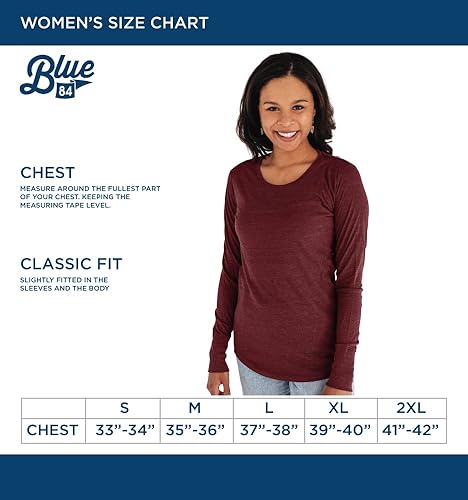 Miniatura 4 de Blue 84 Camiseta de manga larga Tri-Blend para mujer Campus