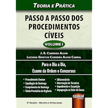 Capa do livro Passo a Passo dos Procedimentos Cíveis - Vol. I - Teoria e Prática - Para o Dia a Dia, Exame da Ordem e Concursos