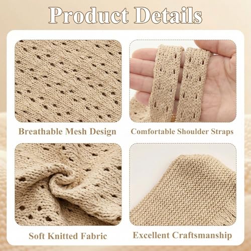 Bolso Tote de Playa de Crochet para Mujer miniatura 5