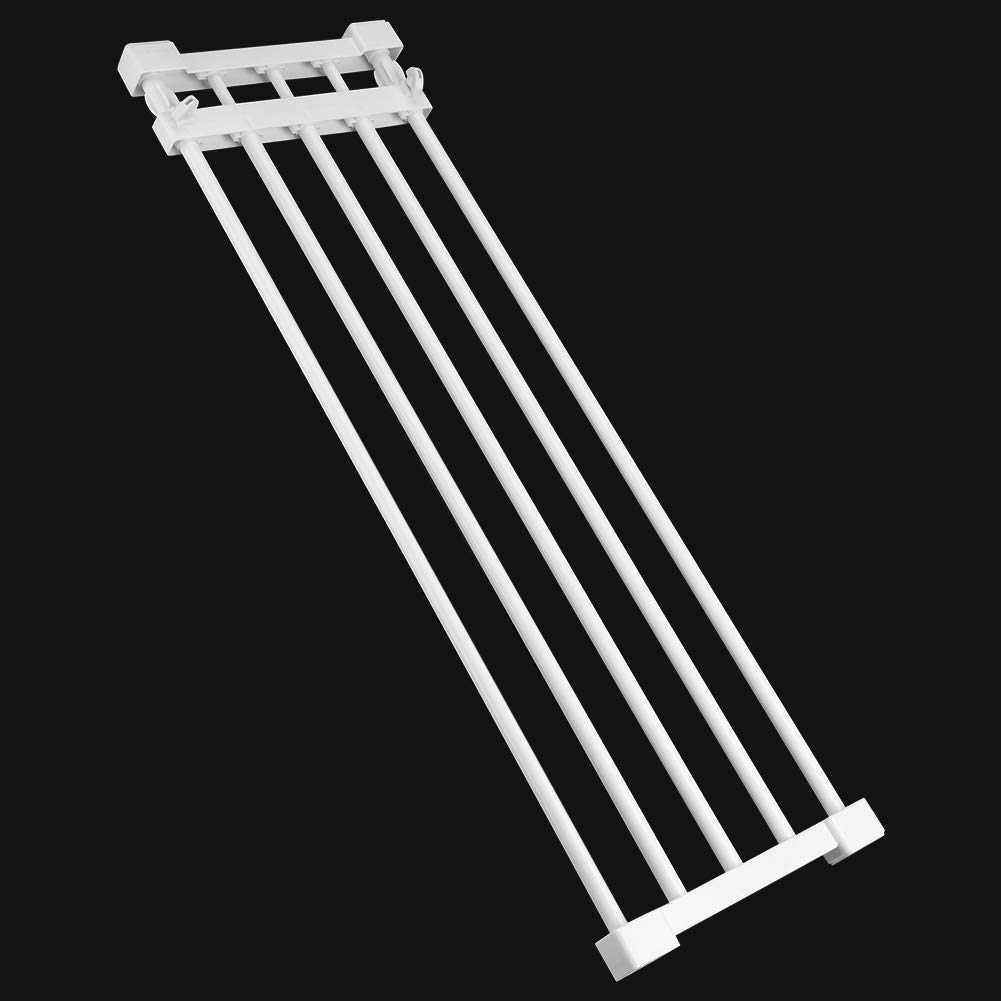 Dioche Scaffale allungabile da armadio senza foratura, mensola divisoria armadio regolabile organizzatore di immagazzinaggio scaffale telescopico guardaroba per cucina, bagno, camera da letto