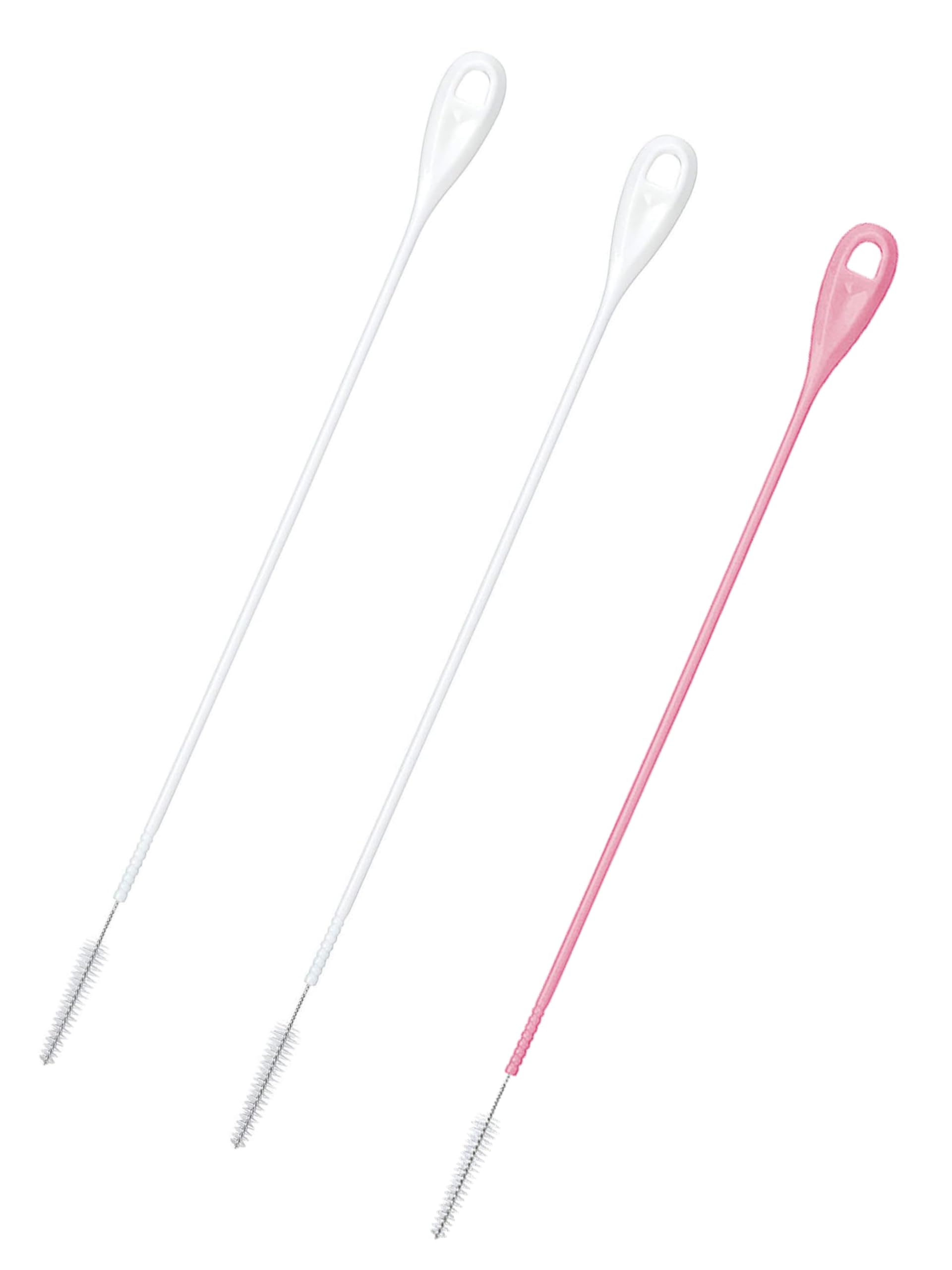 Amazon｜まめいた ストローブラシ 3本セット 長さ24.8cm 洗浄ブラシ