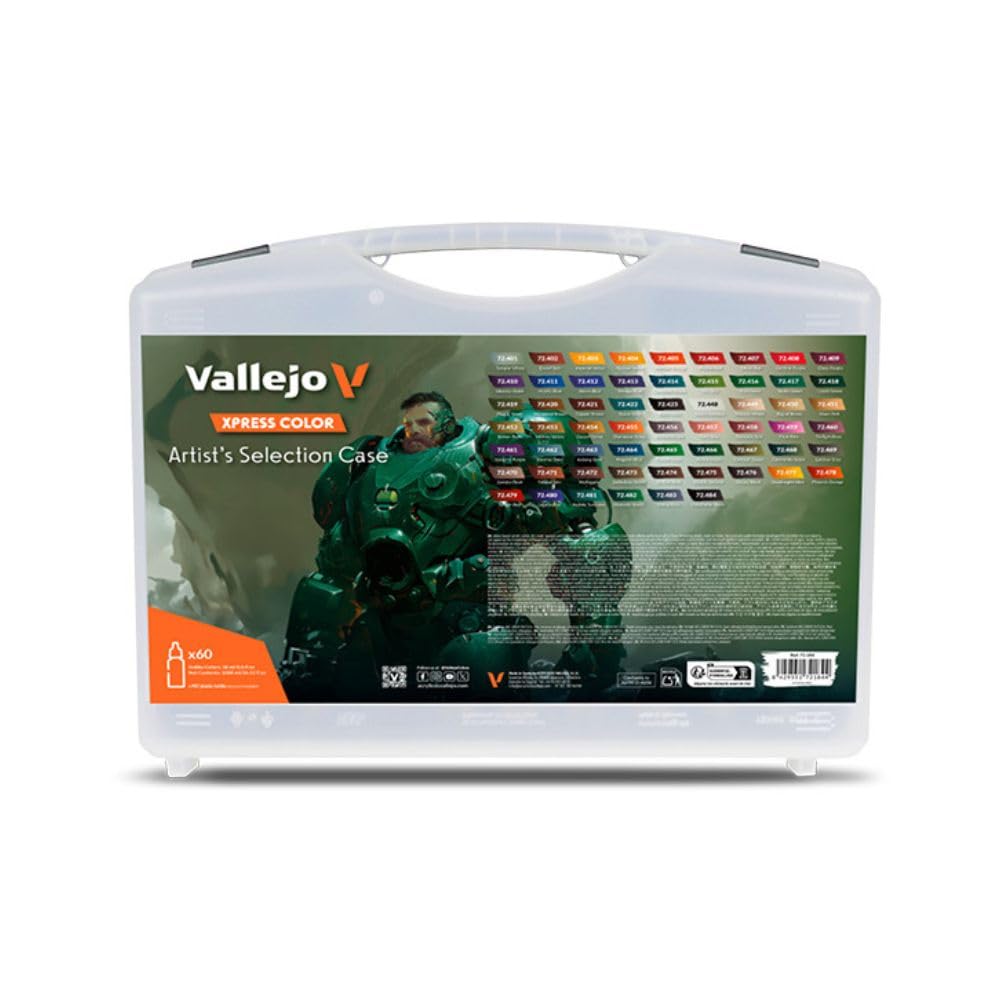 Vallejo Xpress Color 18ml – Nero Grasso – Colore Acrilico Per Modellismo E Miniatura