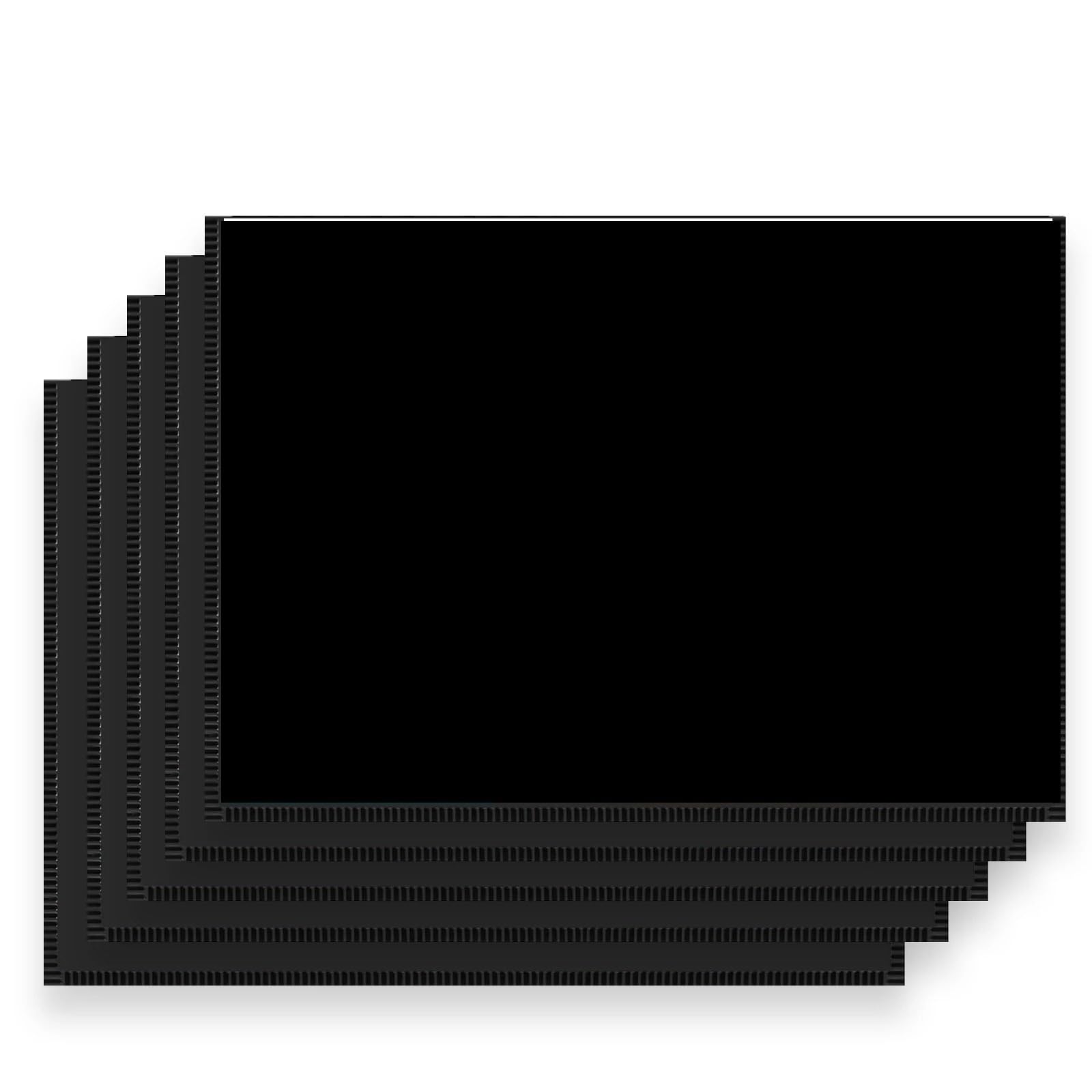 magnetic photo frames for fridge, 5 Pack, with Black Border, Photo Frames for Refrigerator 4x6” Reusable For Displaying Paintings