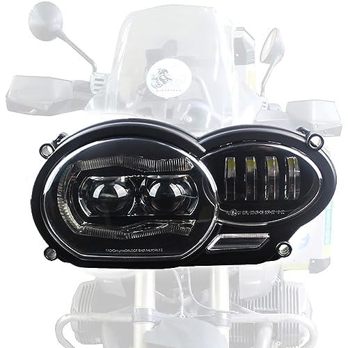 Gruppo faro a LED per BMW R1200GS 2004-2012 Lampada frontale con fari abbaglianti/anabbaglianti DRL