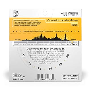 D’Addario Cordes Guitare Acoustique | Corde Guitare Folk | EJ14 |Bronze 80/20 & Cordes Guitare Acoustique | Corde… - Les Beatles, Paul McCartney, John Lennon, RIngo Starr, George Harrison D'Addario Cordes Guitare Acoustique | Corde Guitare Folk | EJ14 |Bronze 80/20 & Cordes Guitare Acoustique | Corde… – Image 3