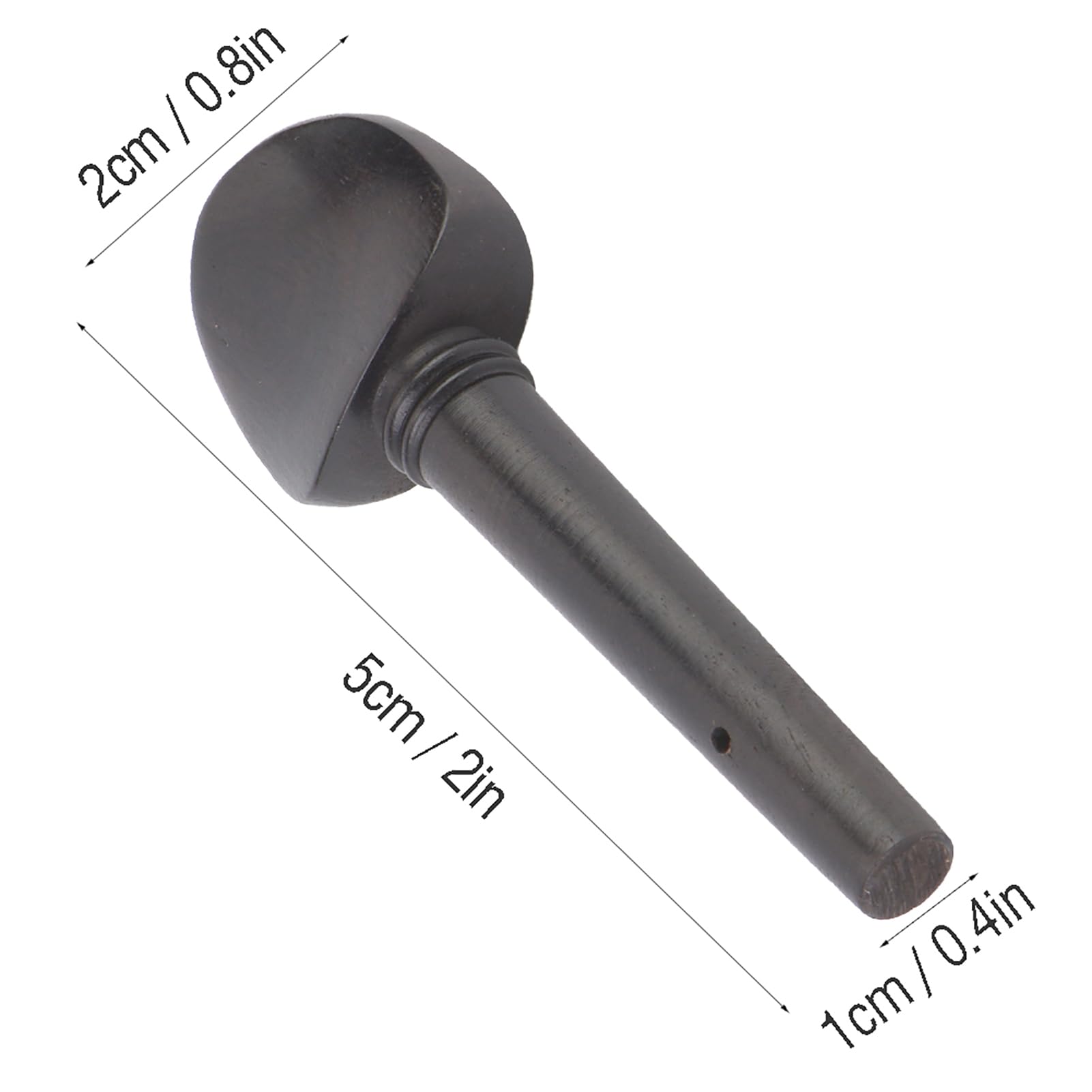 4 Piroli In Ebano Per Violino - Ricambi Per Corde 1/8, 1/4, 1/2 - Foto 2