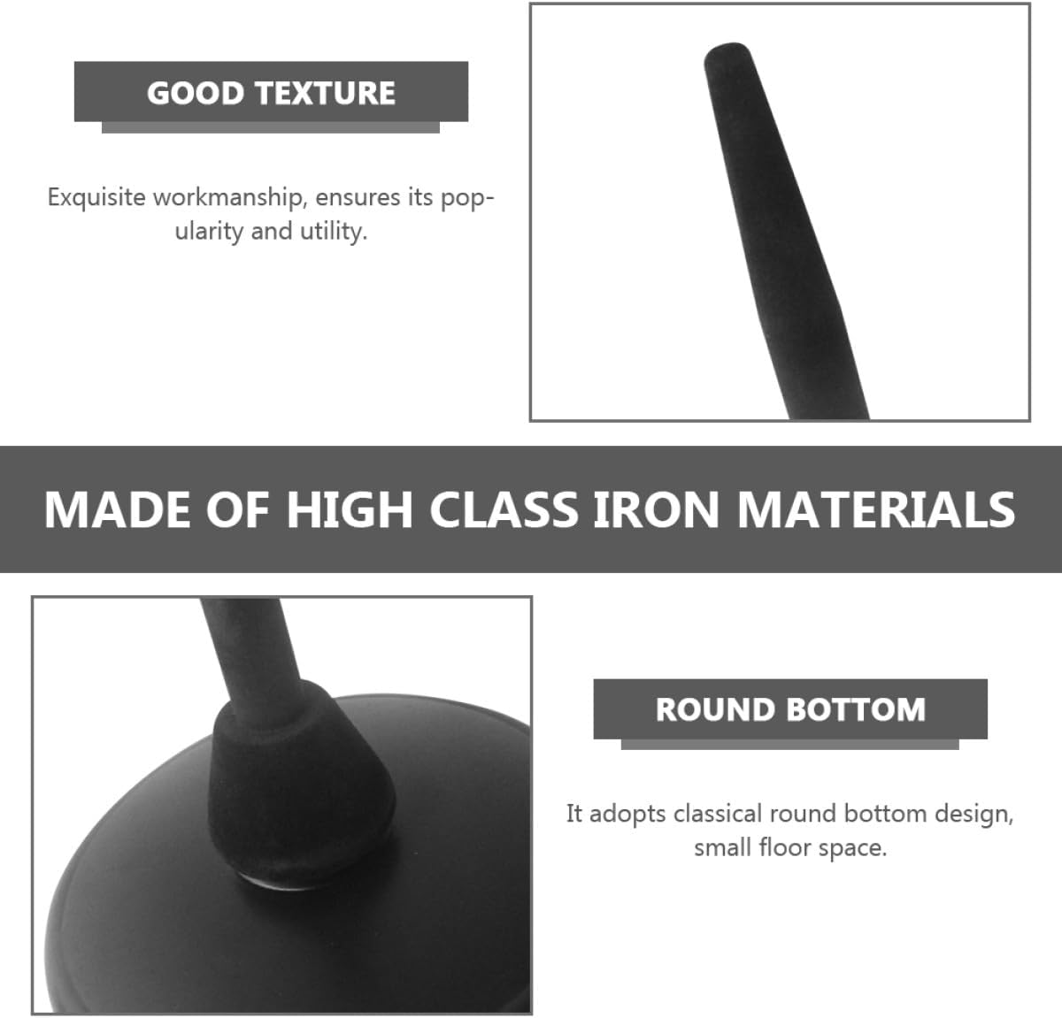 PRETYZOOM Portable Flute and Clarinet Stand Wind Instrument Holder Bracket Music Accessory Adjustable Tripod Rack for Woodwind Performance and Display