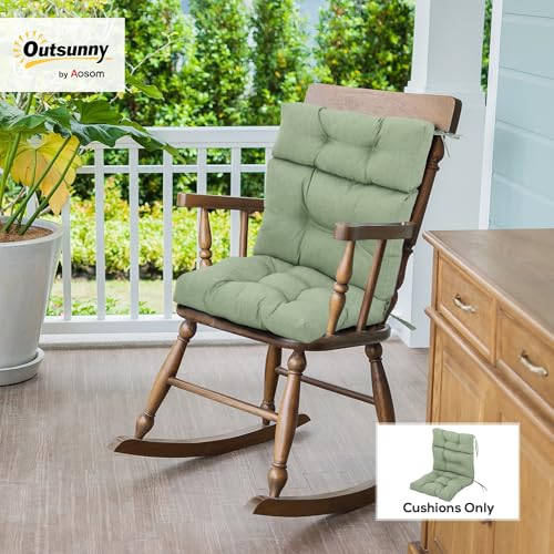 Coussin De Banc Touffeté 10 Cm Épaisseur 55 X 55 Cm Vert – Velours Côtelé Doux, Coton Perlé, Intérieur/Extérieur, Siège Jardin & Fenêtre