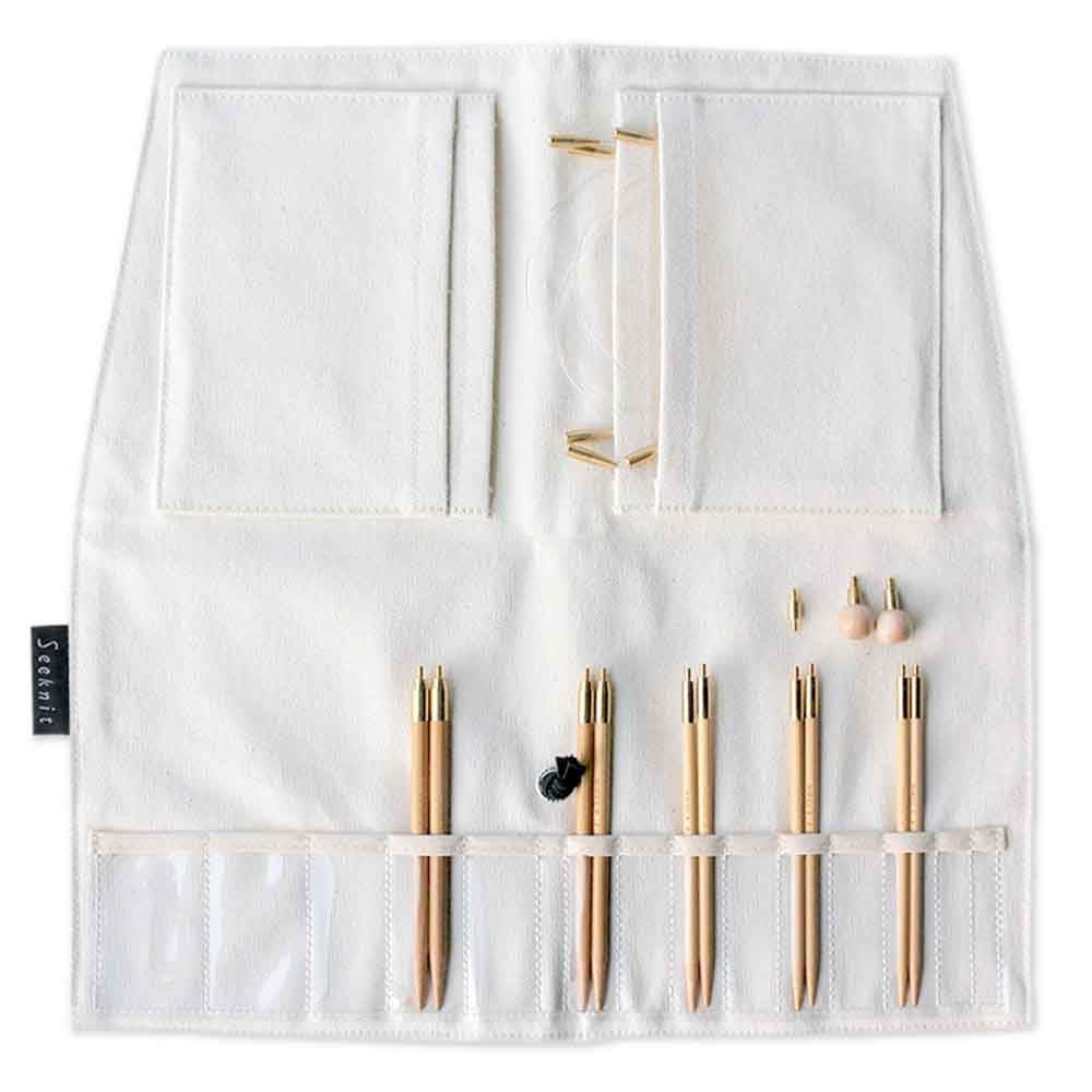 Seeknit White Interchangeable Circular Needle Set, M