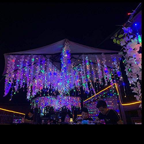 Toodour Christmas Icicle Lights Outdoor, 360 Led 29.5Ft 8 Modes Fairy Icicle String Lights With 60 Drops, Led Christmas Twinkle Lights For Holiday, Party, Wedding, Christmas Decorations (Multicolor) #TOP6