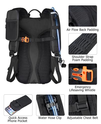 NOOLA 22L Hydration Backpack with 3L Bladder