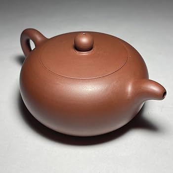 Amazon | 宜興窯紫沙茶壺 銘明琴制陶 急須 朱泥 中国美術 中国古