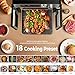 MoraRise 28L Large Air Fryer Oven with Rotisserie, 18-in-1 Air Fryer Cook Countertop Convection Oven, Oil Free Airfryer for Family, Fast Cooking Roast, Bake, Pizza, Dehydrate, Grill, Full Accessory