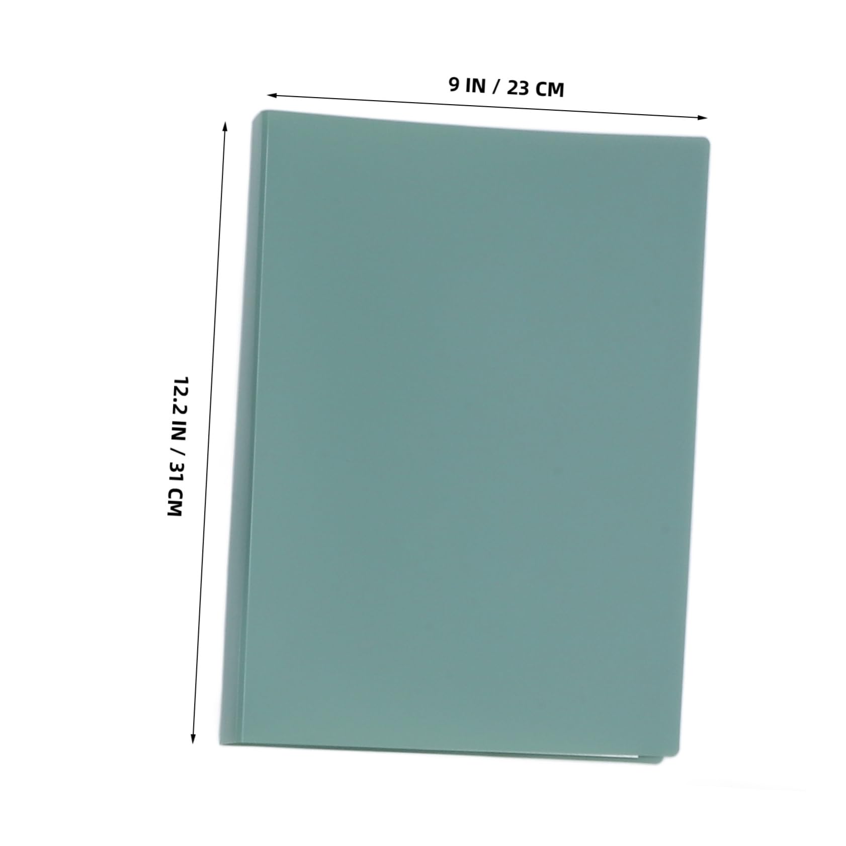 Carpeta de Almacenamiento de Documentos A4 Pp Verde 5 Piezas 32 Páginas | Múltiples Bolsillos, para Facturas y Papeles Pequeños, Uso Prolongado, Obsequio Práctico