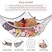 Stuffed Animal Hammock, Toy Hammock, LXUNYI Extra Large Mesh Toy Net Giant Baby Kids Children Stuff animals Hammocks Wall Corner Hanging Storage Net Organizer