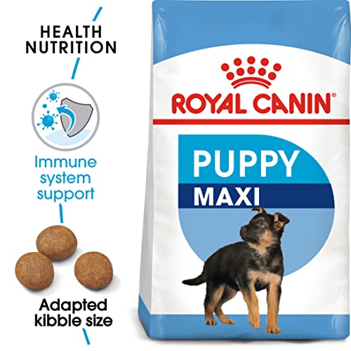Image of Royal Canin Maxi Puppy Food, Dry Food, Supports Immune System & digestive health, Provides Long growth, moderate energy, 4 Kg
