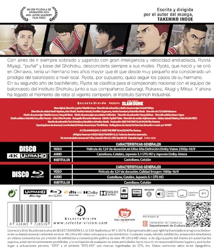 The First Slam Dunk 4K + Blu-Ray edicion coleccionista anime japones 3