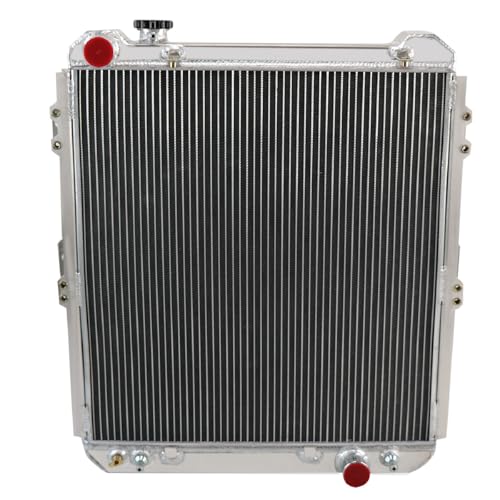 Cubauto 3 Row Aluminum Radiator Fits for 1993-1996 94 Toyota Hilux Surf KZN130 3.0L Turbo 1KZ-T 3.0TD 93 1994 1995 95 96 Radiators