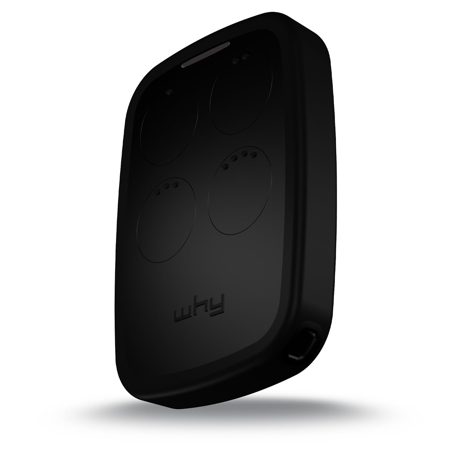WHY EVO NOA Radiocomando Multifrequenza da 280 a 868 MHz Apricancello Rolling Code Codice Fisso Autoapprendente 4 in 1 Telecomando Garage Cancello Programmabile a Lungo Raggio (Licorice Black)