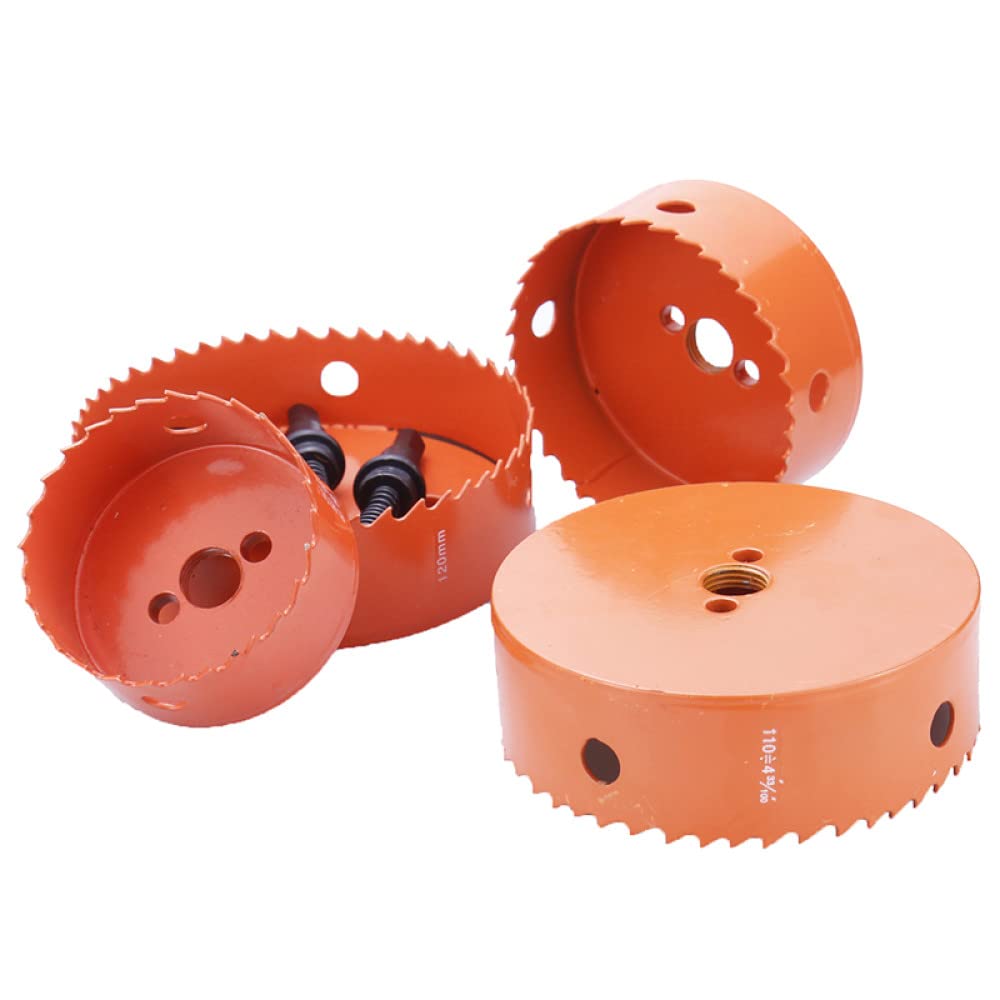 Brocas para carpintería de sierra de orificio bimetálica M42 de 15-200 mm para herramientas de abridor de madera de hierro de aluminio y acero inoxidable, 75 mm