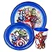 Set Vajilla Infantil De 3 Piezas: Vaso, Plato Y Cuenco | Los Vengadores - Avengers Rolling Thunder