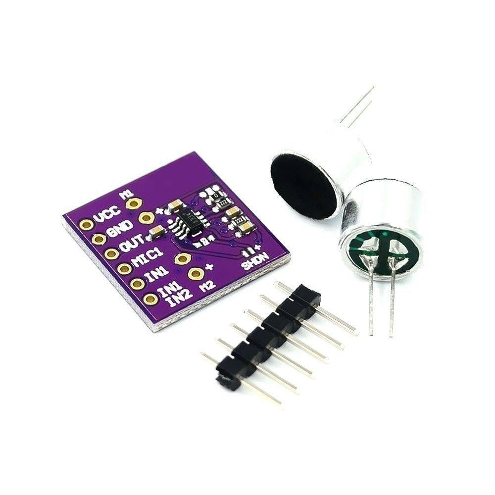 Generic MAX9813H Microphone Module Daul-Input Fixed Gain Integrated Bias