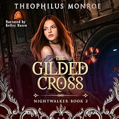 Diseño de la portada del título The Gilded Cross