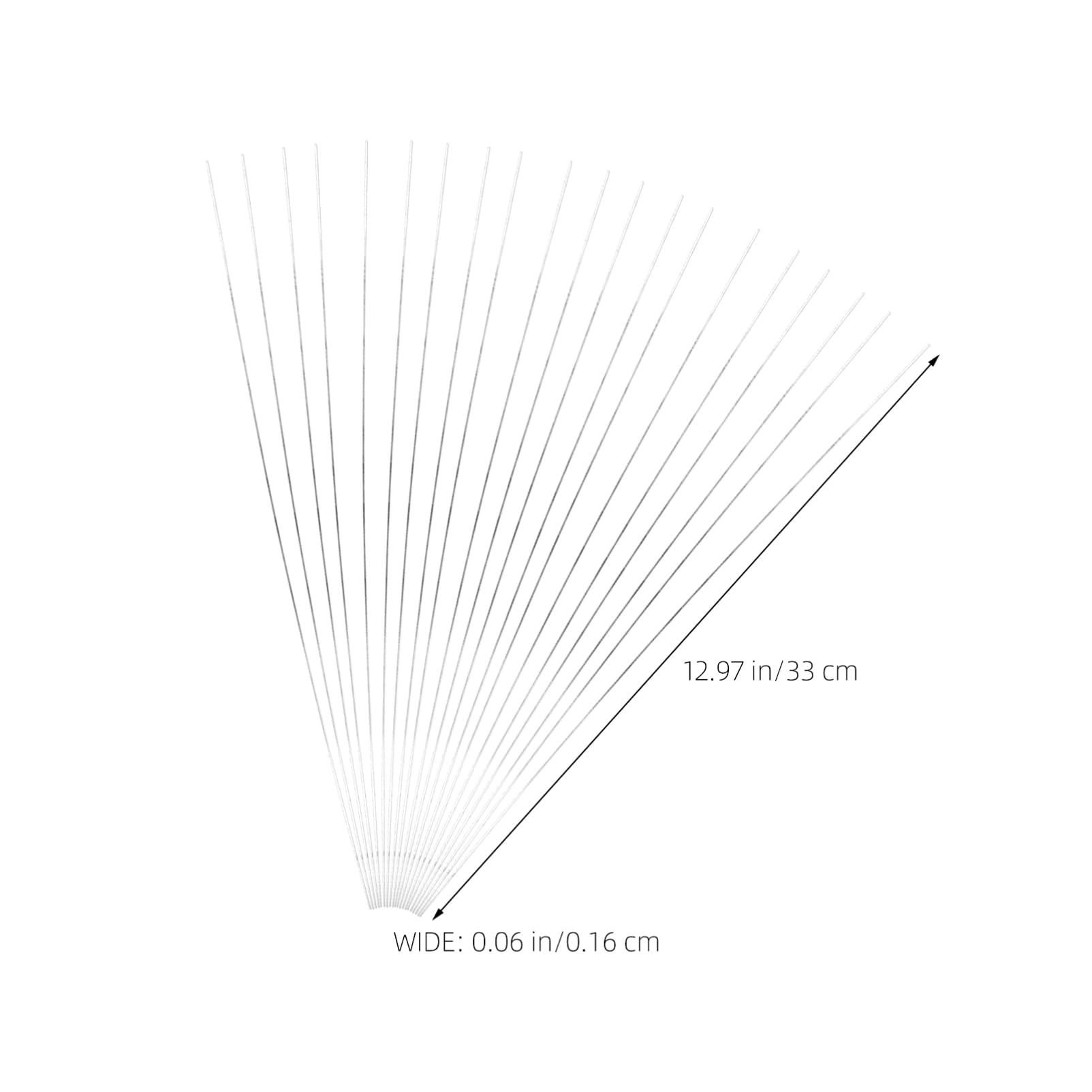 OUNONA 20pcs Aluminum Brazing Rods 6mm Diameter 33cm Length Flux Core Low Melting Point Welding Consumables