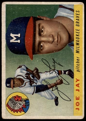 1955 Topps #134 Joey Jay Milwaukee Braves (Baseball Card) POOR Braves