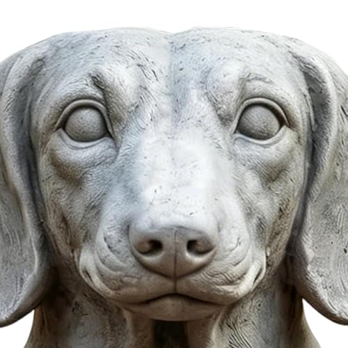 Cache-pot chien insolite déco jardin extérieur résistant aux intempéries - 7