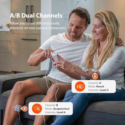 iHealth Dual Channel TENS Unit Stimulator with 24 Modes and 90 Hour Battery - image 4