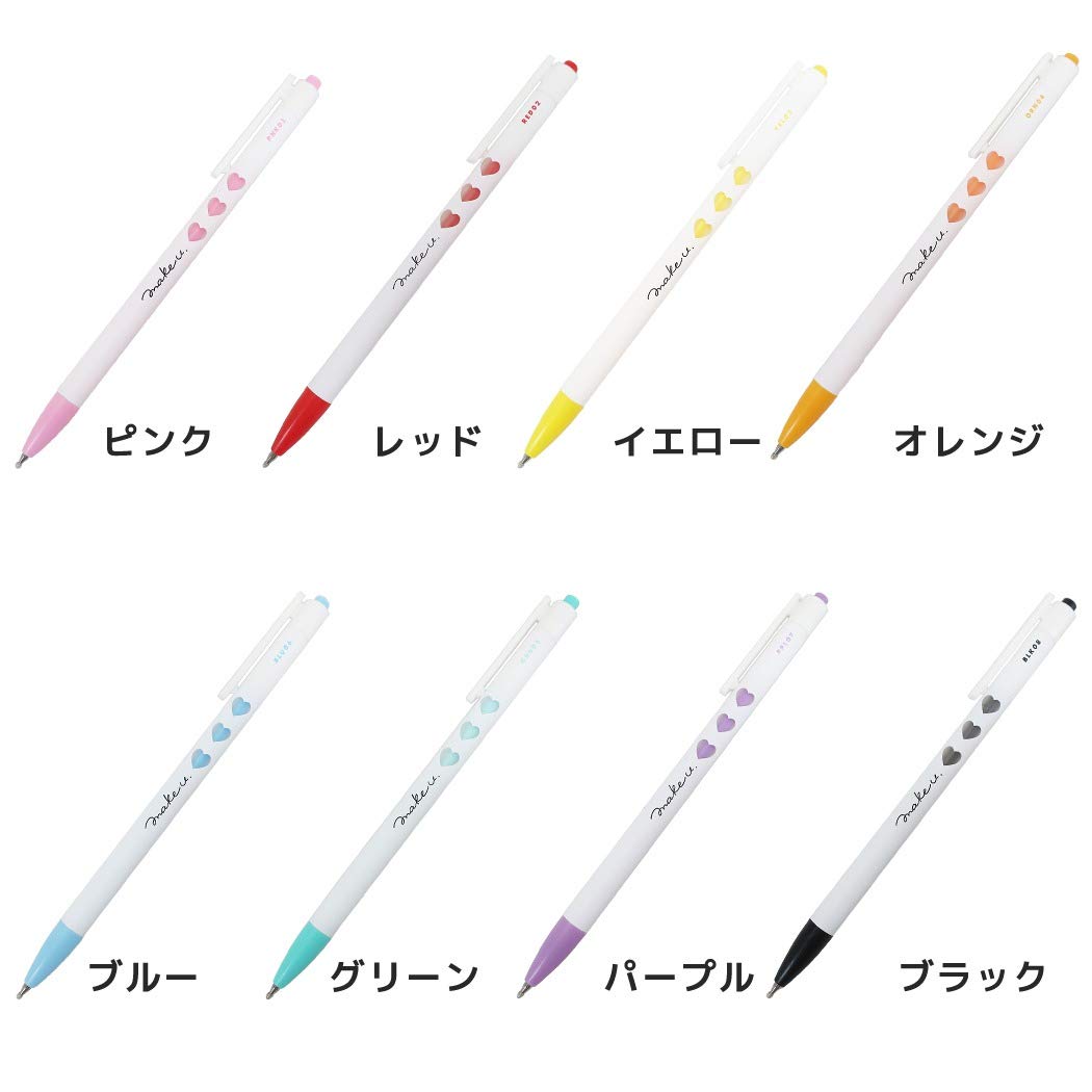 Amazon.co.jp: MAKE YOU[カラーペン]ノック式ゲルペン/ホワイトタイプ