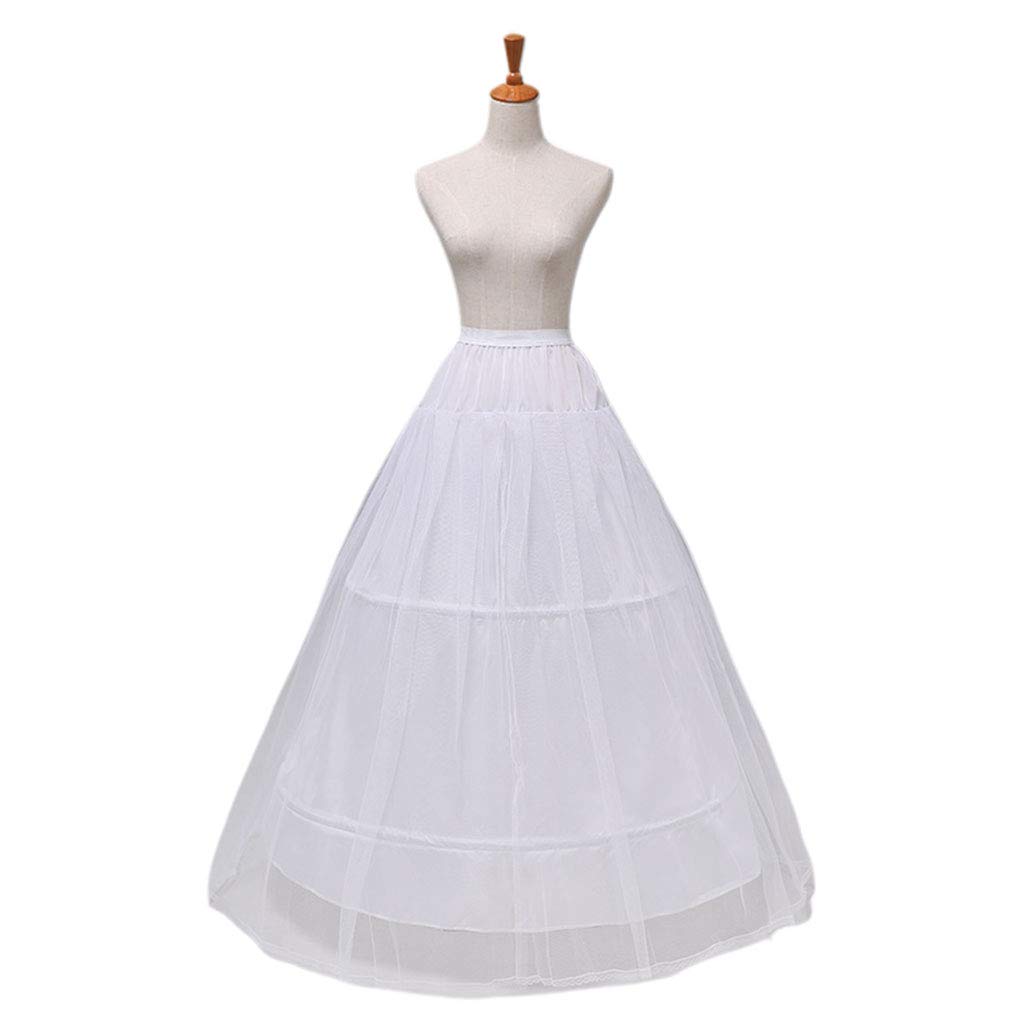 ZZALLL2 Reifen 1-lagiger Garnrock Braut Braut Brautkleid Unterstützung Petticoat Frauen Kostüm Röcke Futter Liner