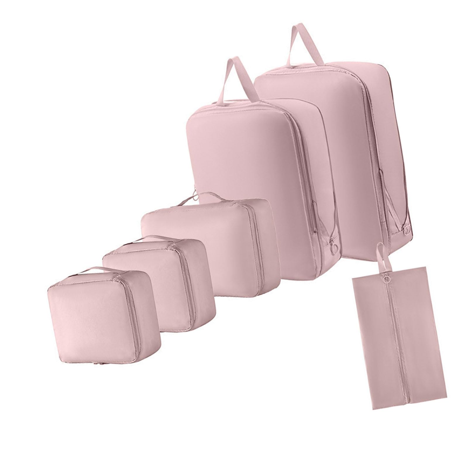 6Pcs Travel Organizers Set for Luggage Essential Packing Cubes Set Sturdy Luggage Organization Bag for Family Trip Efficient Sorting