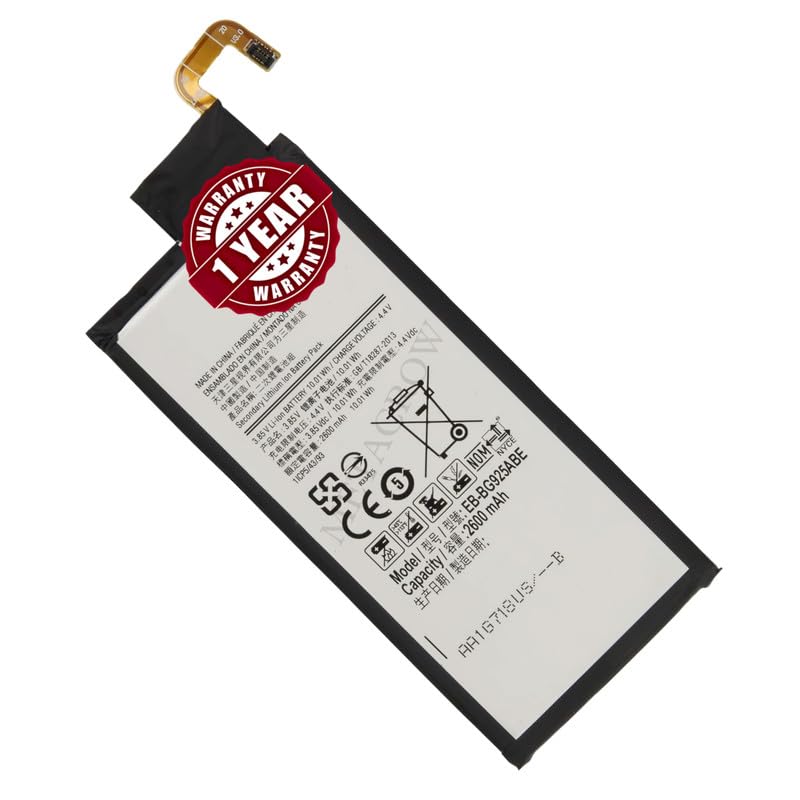 Image of Original EB-BG925ABE Battery Compatible with Samsung Galaxy S6 Edge - (2600mAh) - 1 Year Warranty CD4
