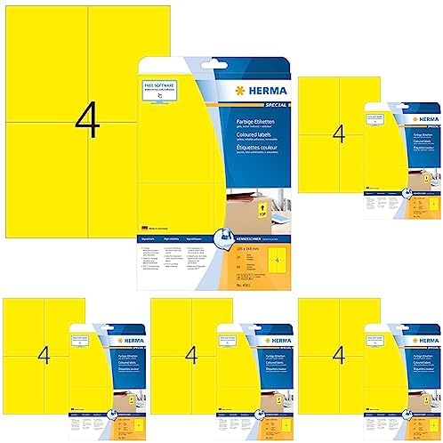 HERMA Removable multi-purpose labels 34 x 67 mm white for hand lettering