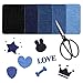 Selizo 20 Pcs Iron on Patches for Jeans, Denim Patches for Clothing Repair, Inside Jeans, 5 Colors (4.9